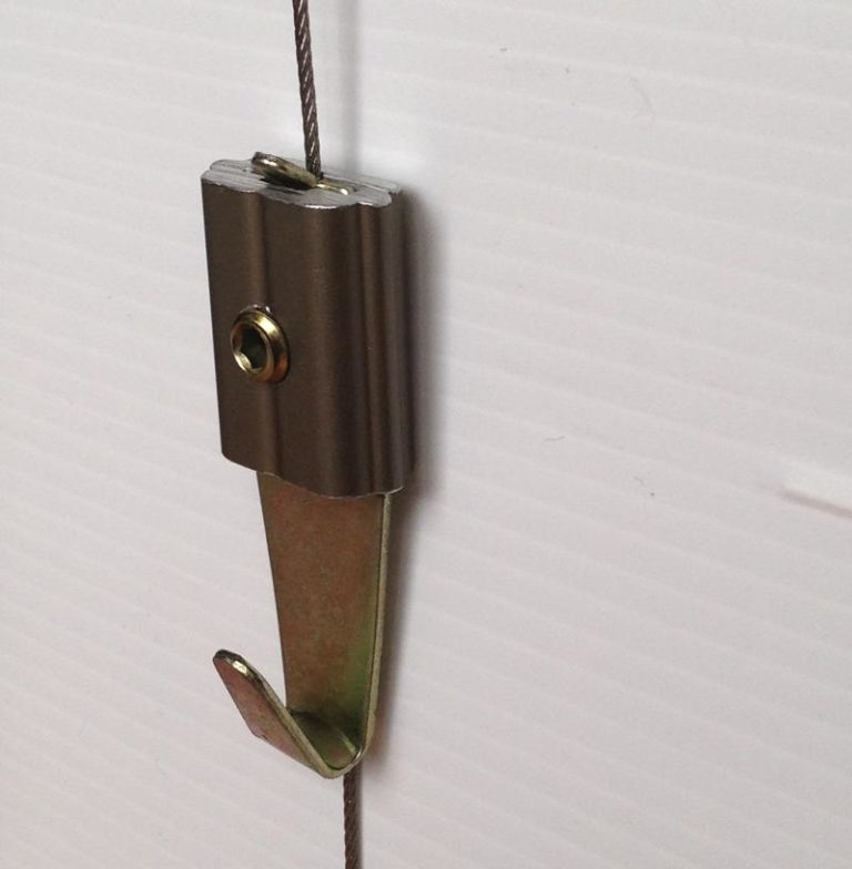 5 x Stainless Steel Picture Rail Hangers & Hooks Shakespeare Solutions™