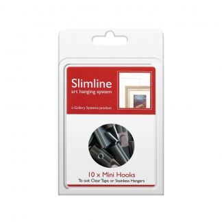 The Slimline Art Hanging System Mini Hooks - Pack Shot