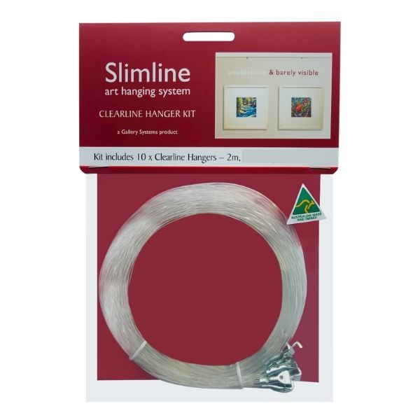 Clear Line Droppers, Slimline Art Hanging System