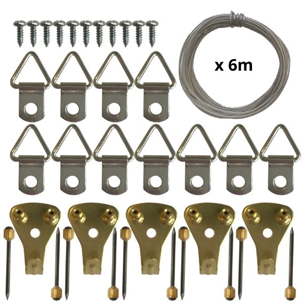 Picture Hanging Kit with Hooks - Shakespeare Solutions™