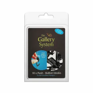 The Gallery System Clearline Push Button Hooks