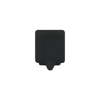 The Gallery System Black End Cap - Front Photo