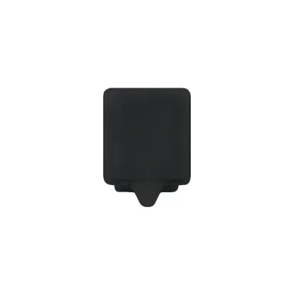 The Gallery System Black End Cap - Front Photo