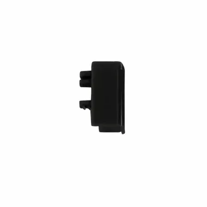 Slimline End Cap Black - made up shot
