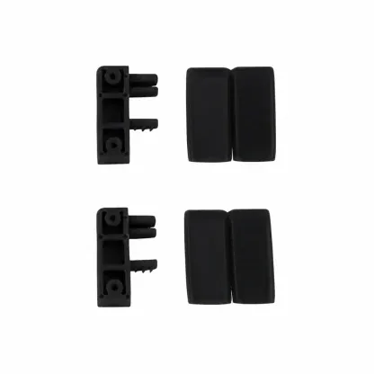 Slimline End Caps - Black - Pack contents shot
