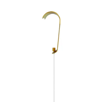 brass hanger with clear line dropper side shot