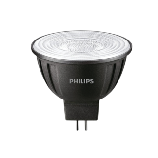 Philips Master LED 7W MR16 globe with charcoal body